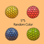 Colorful Grape Stress Ball – Squishy Fidget Toy for Stress & Anxiety Relief