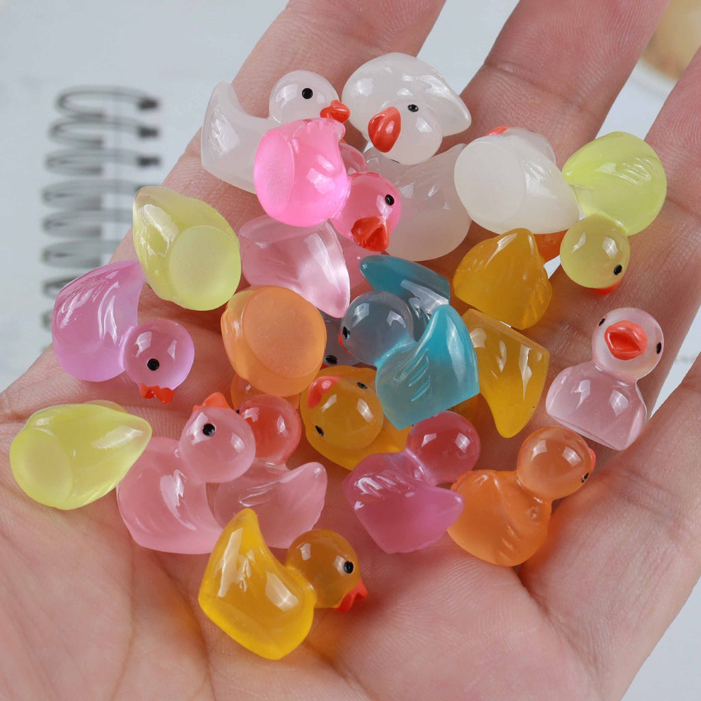 250 Premium Luminous Mini Resin Ducks
