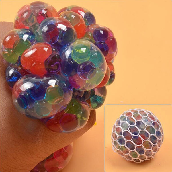 Colorful Grape Stress Ball – Squishy Fidget Toy for Stress & Anxiety Relief