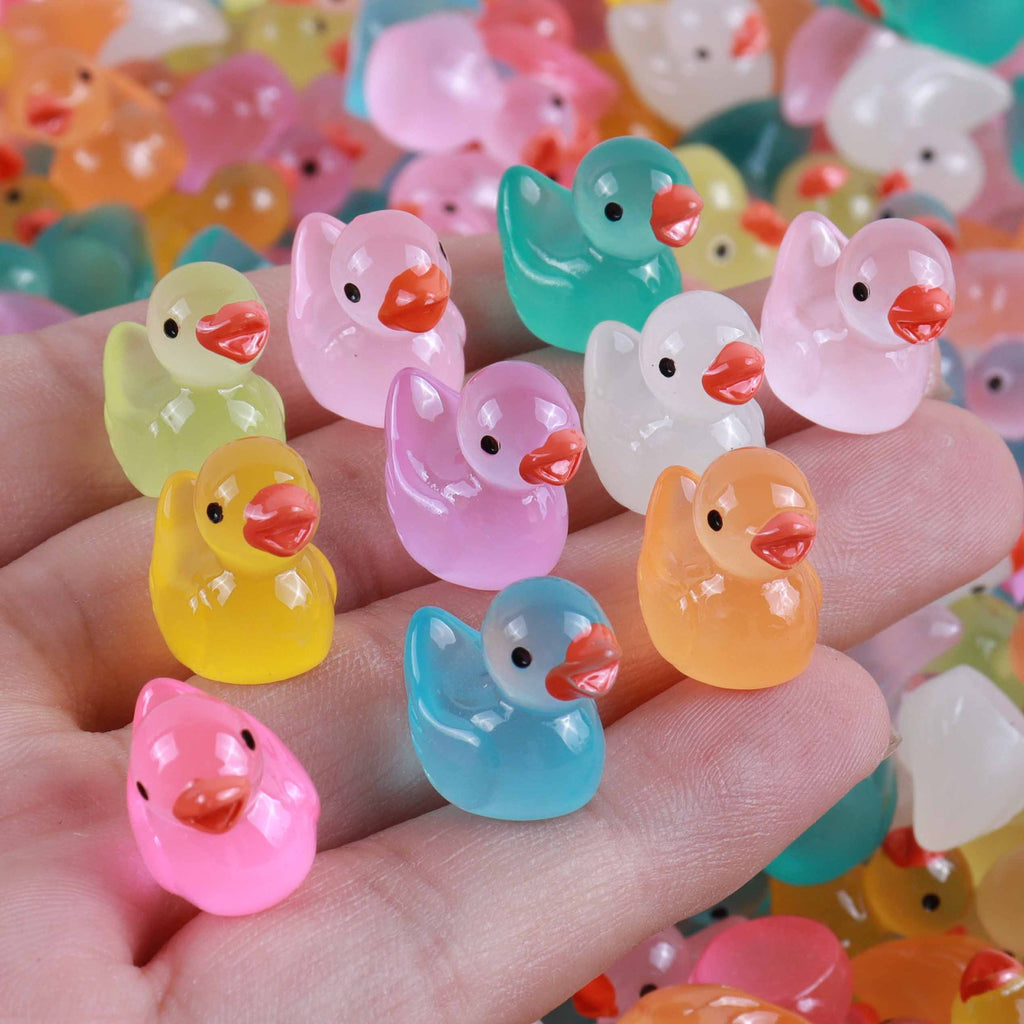 250 Premium Luminous Mini Resin Ducks