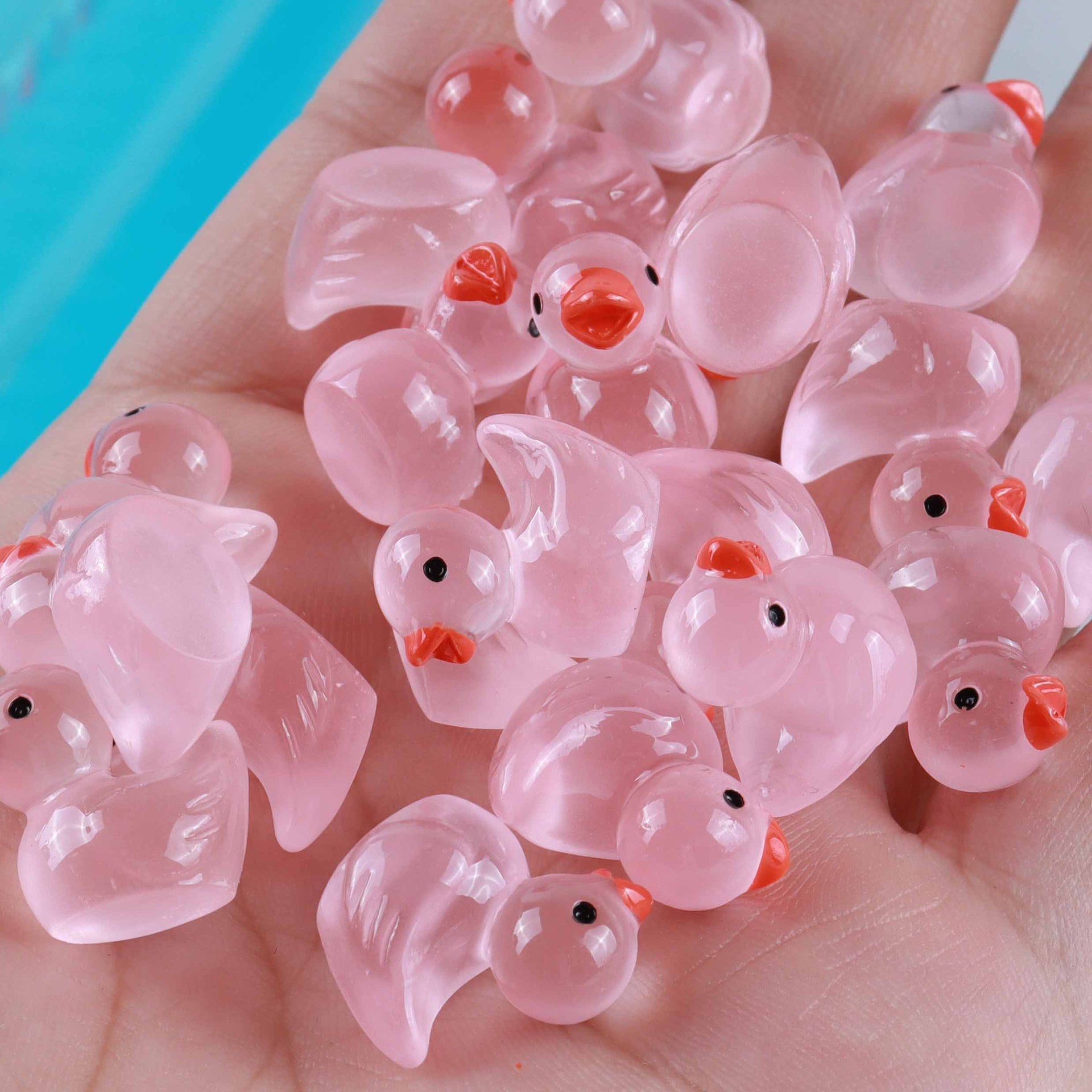 250 Premium Luminous Mini Resin Ducks